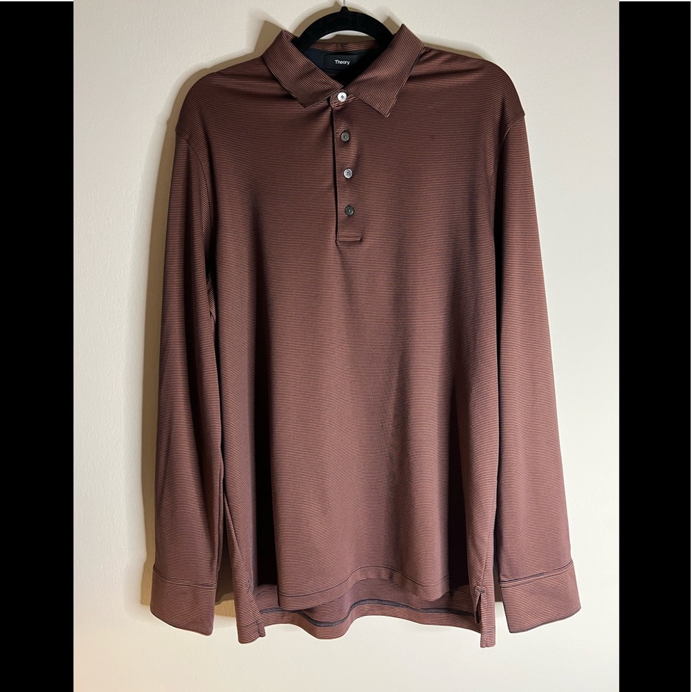 Theory Mens Maser Polo shirt - L